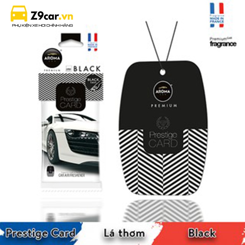 Nước hoa ô tô dạng xịt Aroma Car Prestige Spray 50ml - Tặng kèm lá thơm Prestige Card