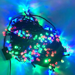 ✨ Dây đèn LED trang trí nháy chớp 50m / 100m, trắng, vàng, nhiều màu lắp cây, nhà, sân vườn✨