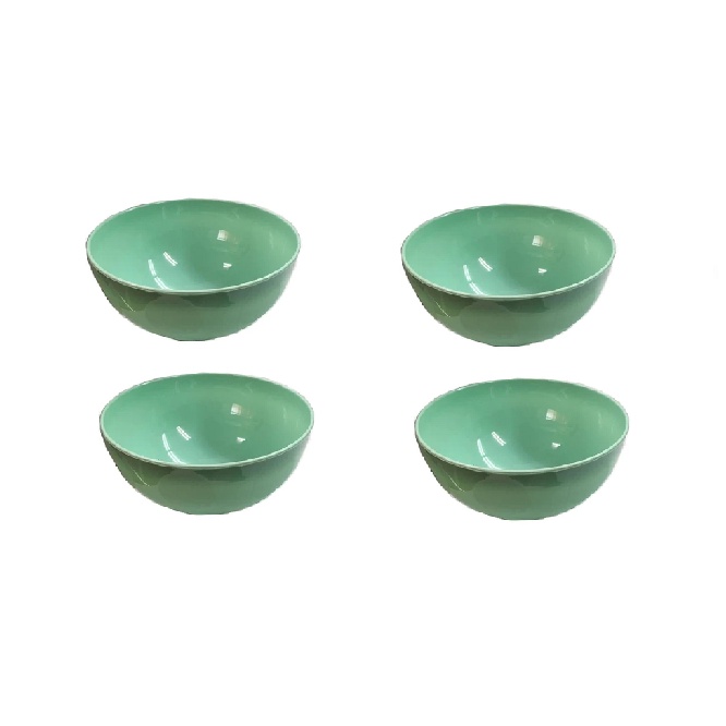 Daiso Thau Trộn Salad Salad Bowl 21.5Cm Right Green