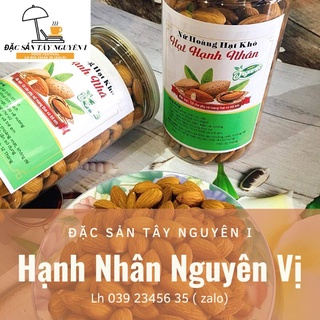 500gr hạt hạnh nhân sấy chín nguyên vị