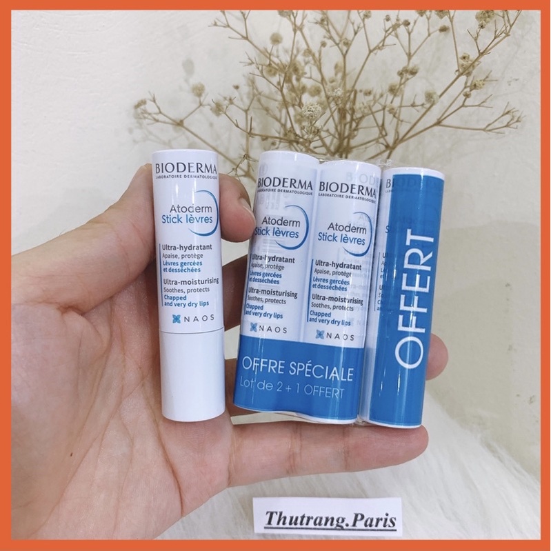 Son dưỡng Bioderma Atoderm Levres Pháp