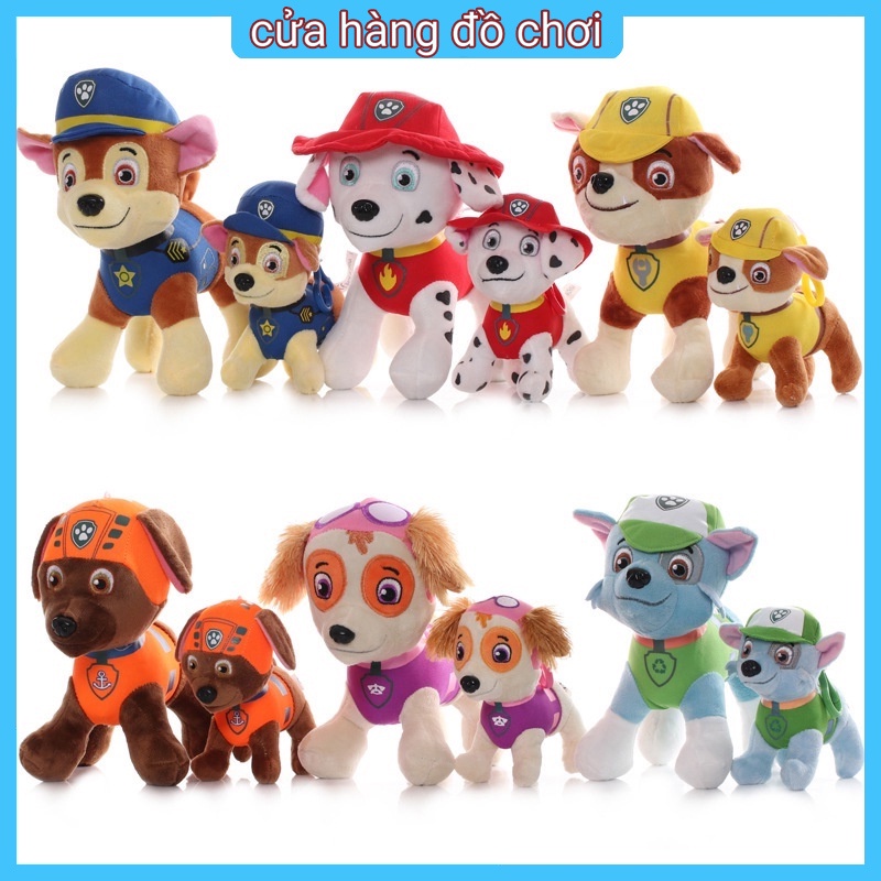 Thú nhồi bông hình chú cún cứu hộ xinh xắn