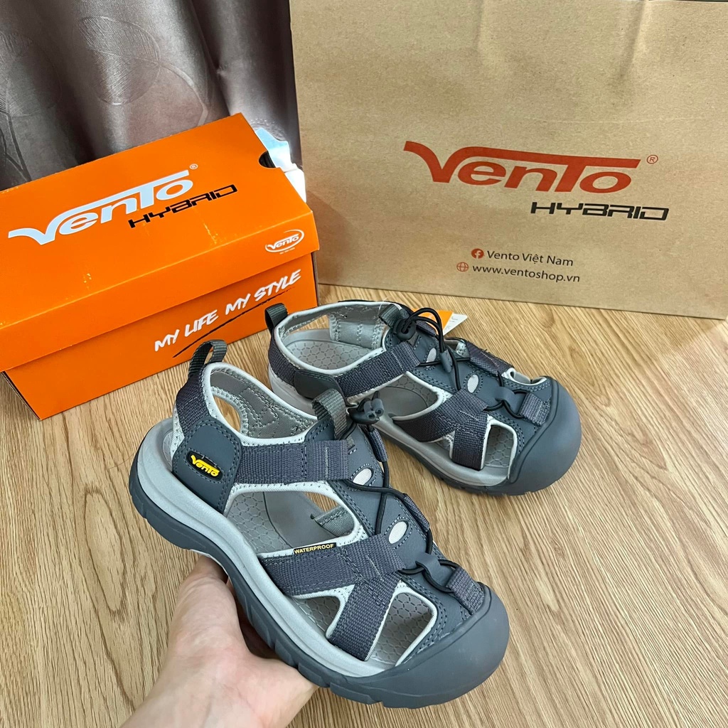 Giày dép Sandal trẻ em Vento ALPHA II cho trẻ từ 4-12 tuổi 4 mầu đen, ghi, hồng và đen ghi