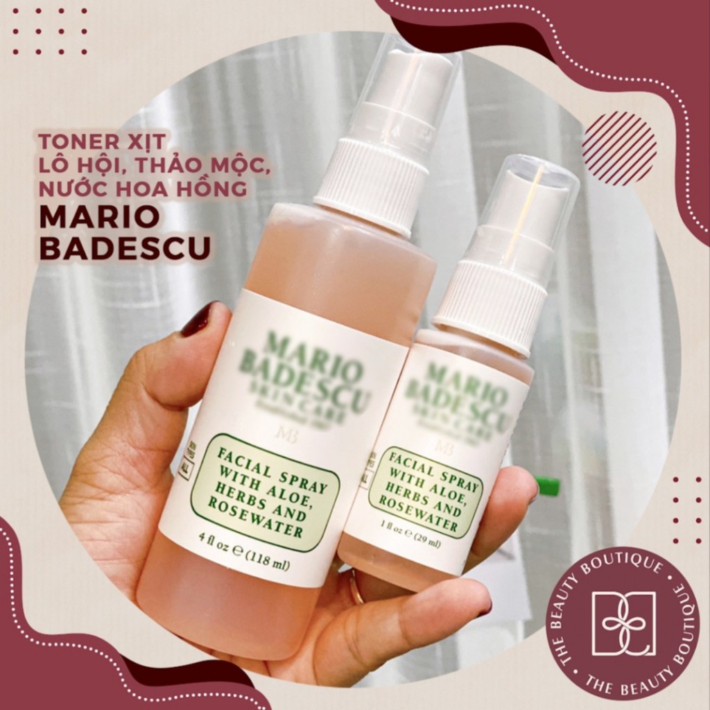 Toner dạng xịt Mario Badescu