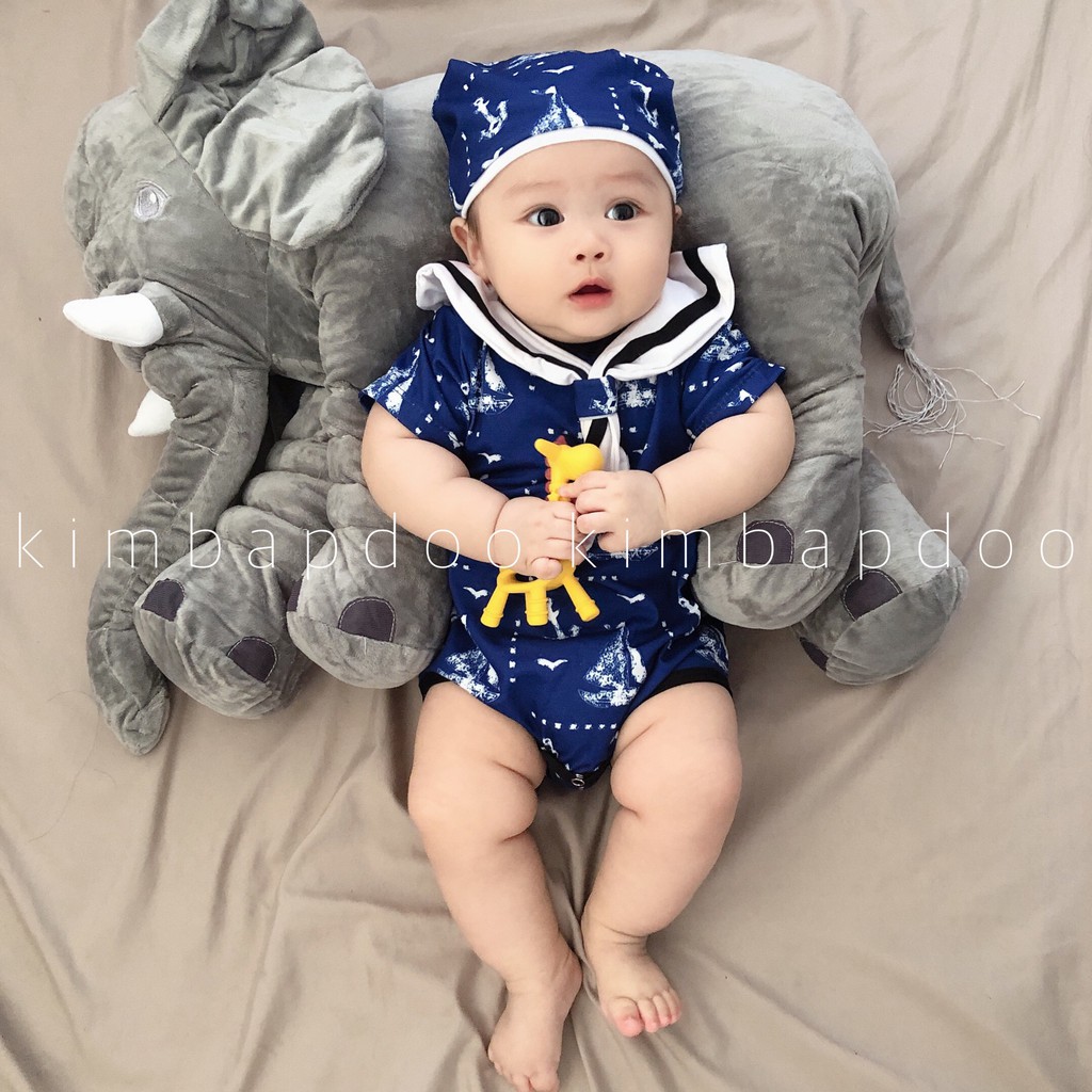 Body Hải Quân Cho Bé + nón - Quần áo trẻ em - kimbapdoo - link 2