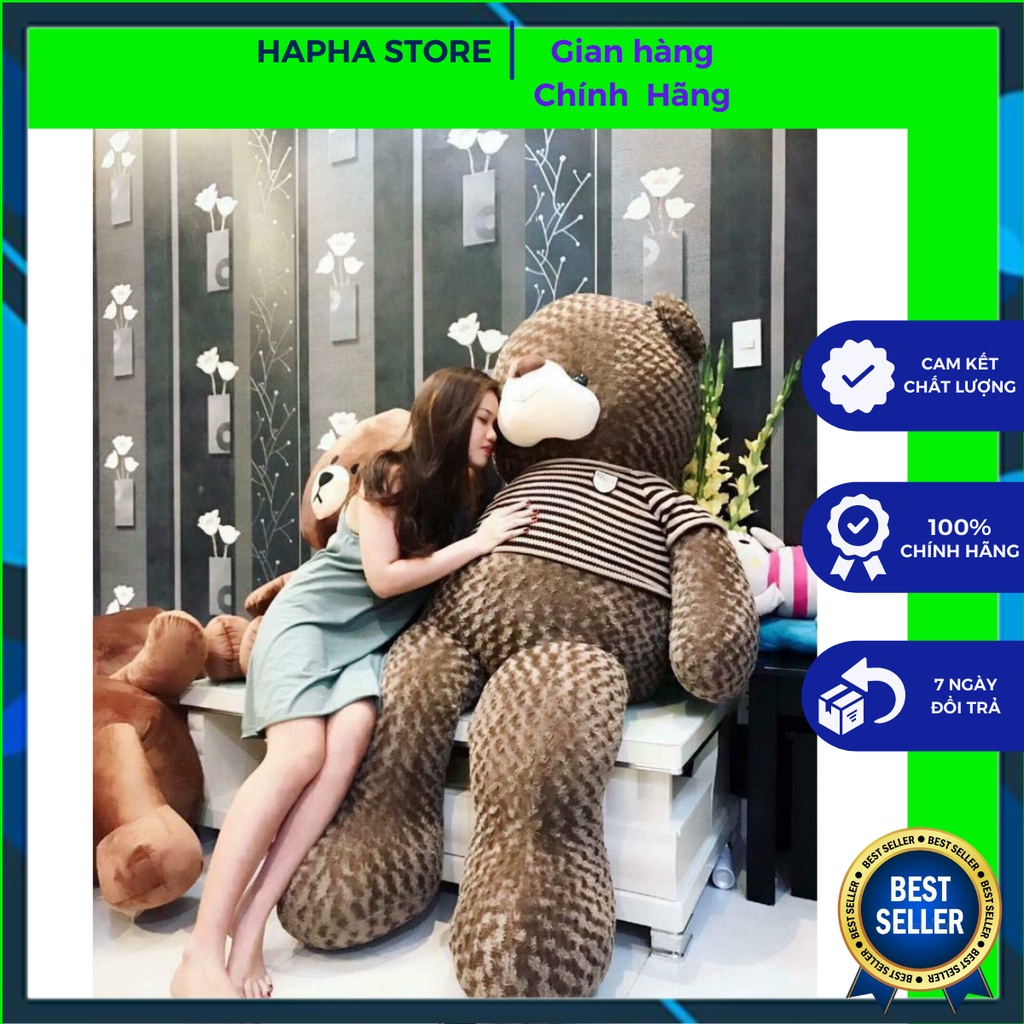 Gấu bông Teddy,gấu ôm hình thú nhồi bông cho bé, Gối ôm Teddy  Hình Thú Làm Quà Tặng Siêu Đáng Yêu 95cm-1m8