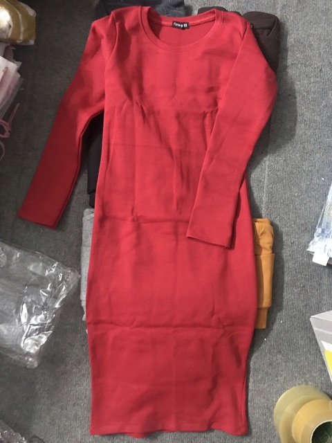 Đầm ôm body dài tay