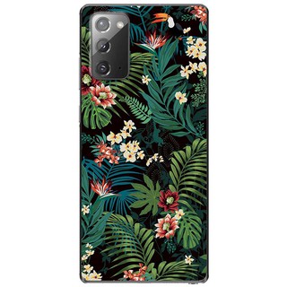 Ốp lưng Samsung Galaxy Note 20, Note 20 Ultra in hình Vẹt hoa lá