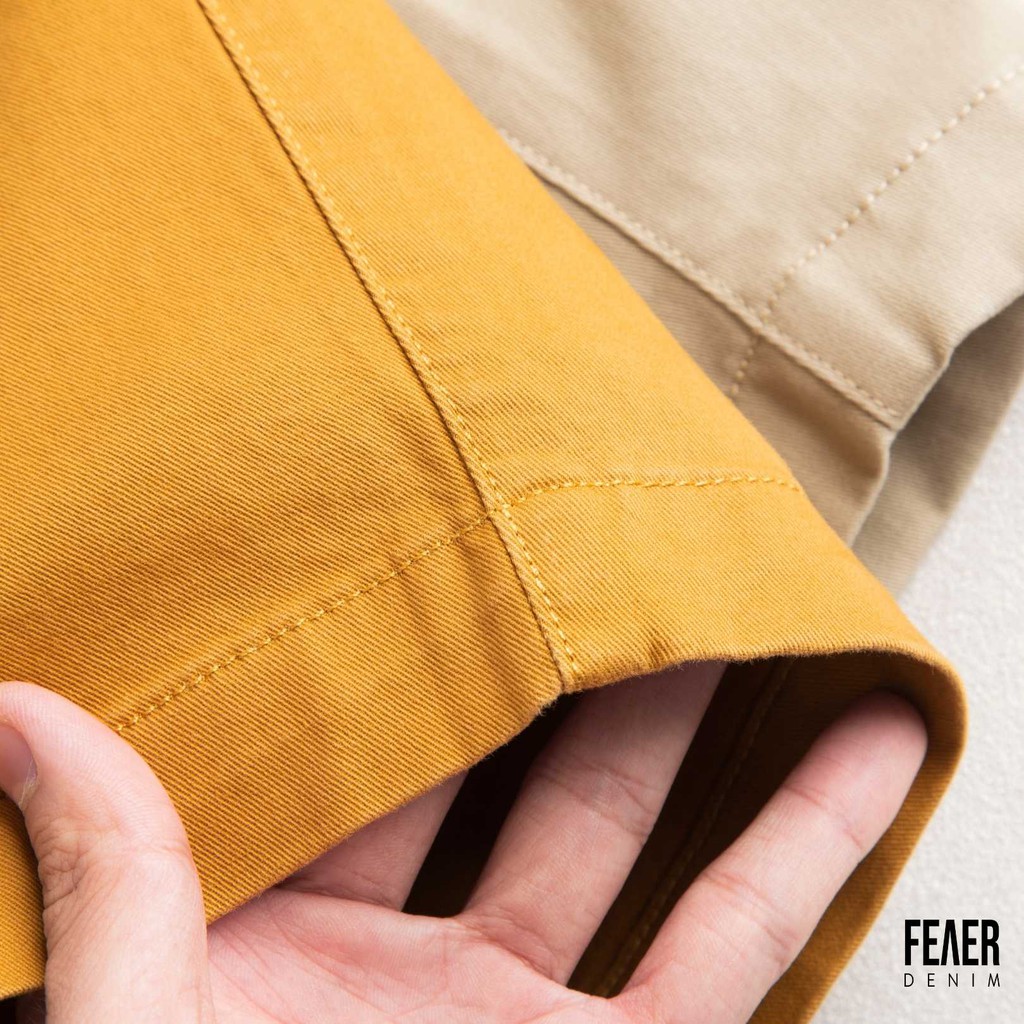 [PREMIUM] Quần nam kaki short FEAER chất kaki trơn Kaki Premium Cotton | BigBuy360 - bigbuy360.vn