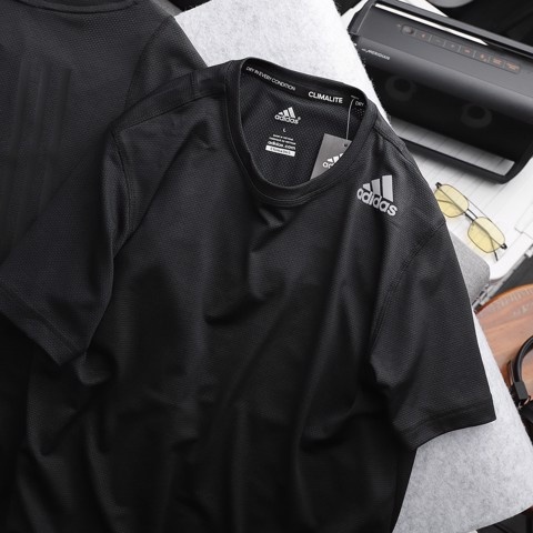 Áo Thun Lạnh Thể Thao Nam Adidas 3 Sọc VẢI DỆT KIM 3 Màu Cực Mát Có Big Size