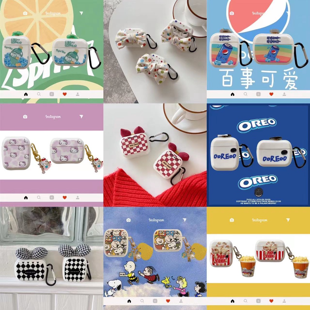 Vỏ bảo vệ hộp sạc tai nghe bluetooth không dây thích hợp cho Apple Airpods 3 2021 1/2