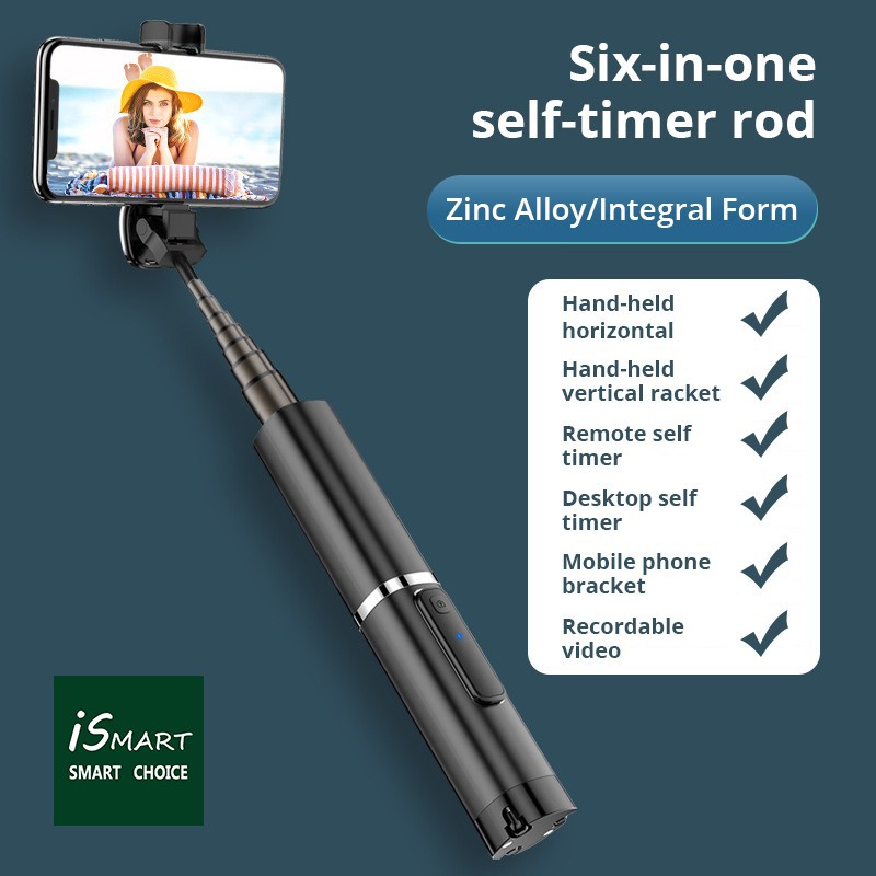 ♧♂Đang có sẵn Giá đỡ điện thoại di động Chân máy chụp ảnh Gậy Bluetooth hẹn giờ Monopod