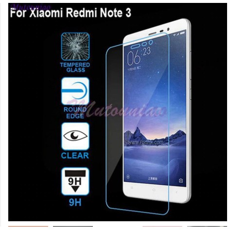 Bộ 3 Miếng dán kính cường lực cho Xiaomi Redmi Note 3 SM
