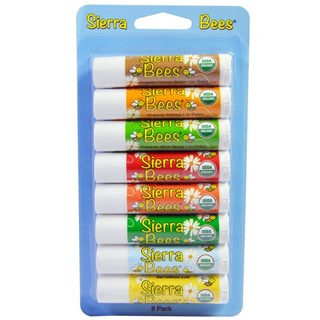 Vỉ son dưỡng môi hữu cơ Sierra Bees vỉ 8 thỏi / 4 thỏi