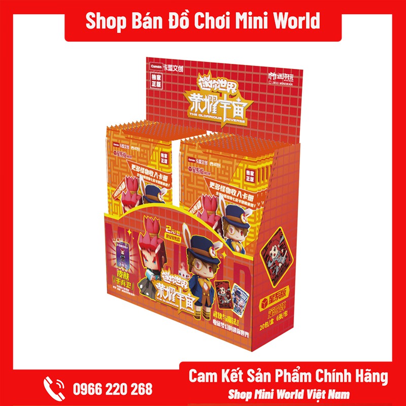 Thẻ Bài Mini World SS6 [Gửi 1 Gói Ngẫu Nhiên, 6 Thẻ Bài]