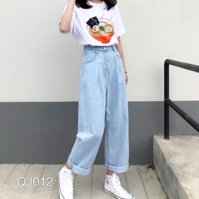 QUẦN JEAN, QUẦN BÒ NỮ ỐNG RỘNG - GenZ Pucca