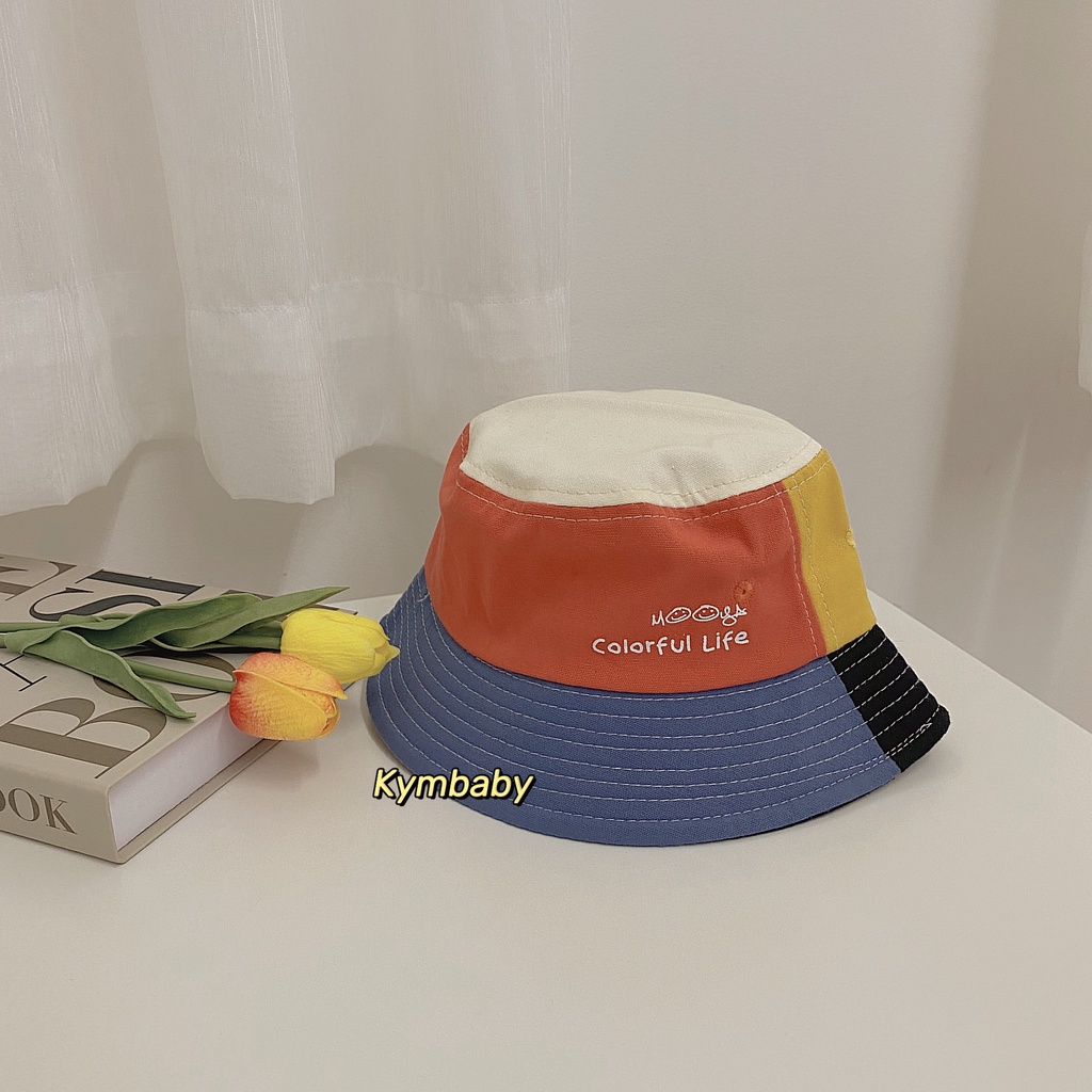Mũ nón vành đa màu thời trang cho bé từ 2-4 Tuổi M831