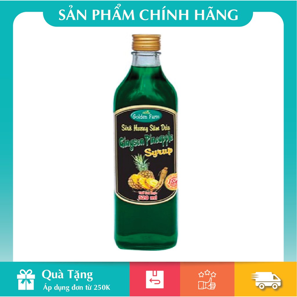 [HÀNG CHÍNH HÃNG] Siro Sâm Dứa 520ml