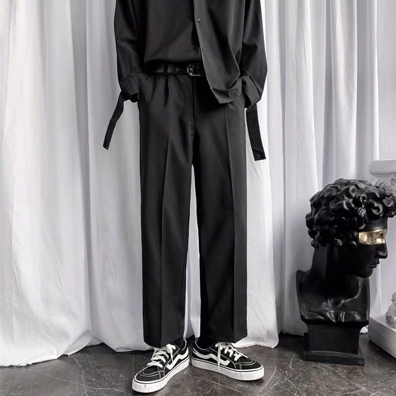 Quần Tây Baggy vải mềm Nam Ống Suông Basic Dáng Hàn Quốc Thanh Lịch Thời Trang ZENKODLMEN JOGGER NAM 9000063