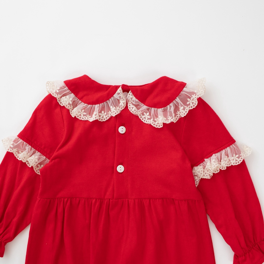 Sanlutoz Autumn Princess Long Sleeve Baby Girls Rompers