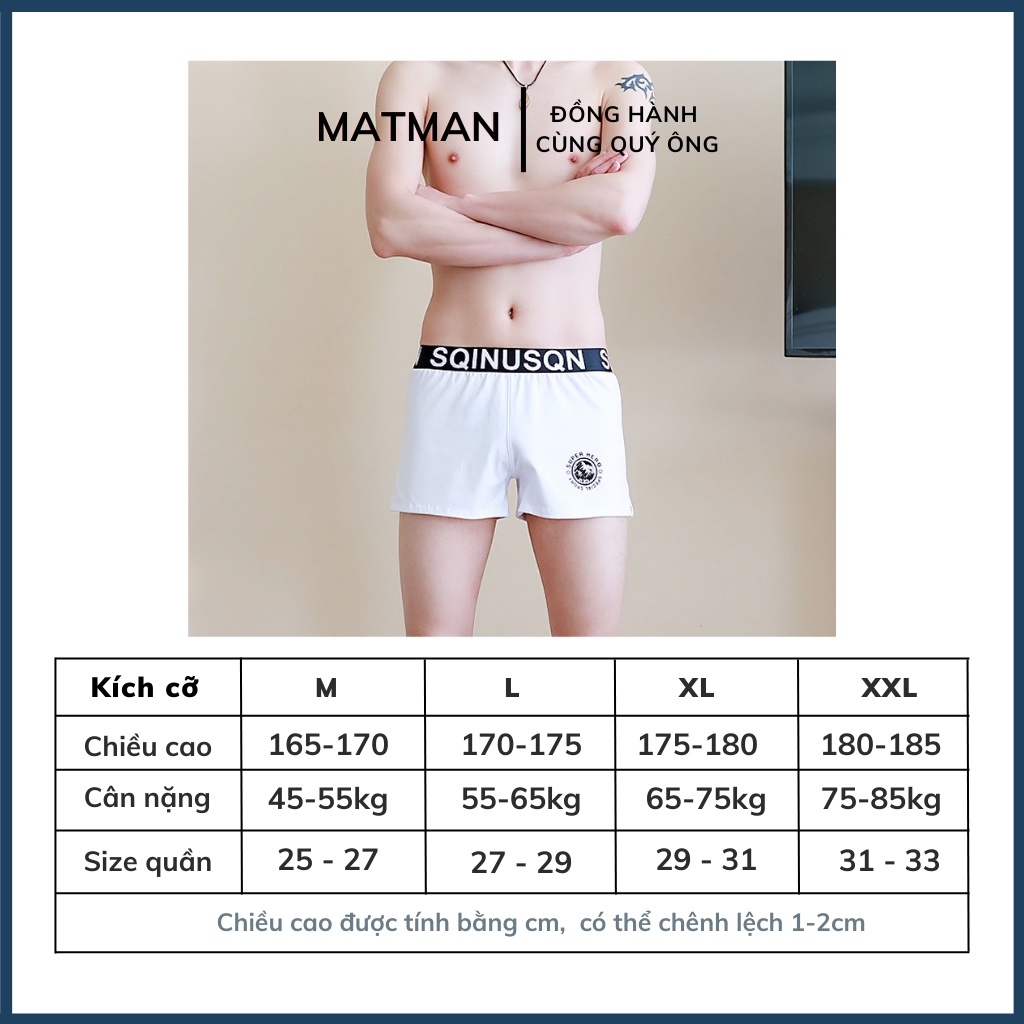 Quần đùi nam, quần lót đùi thể thao Matman thời trang cá tính