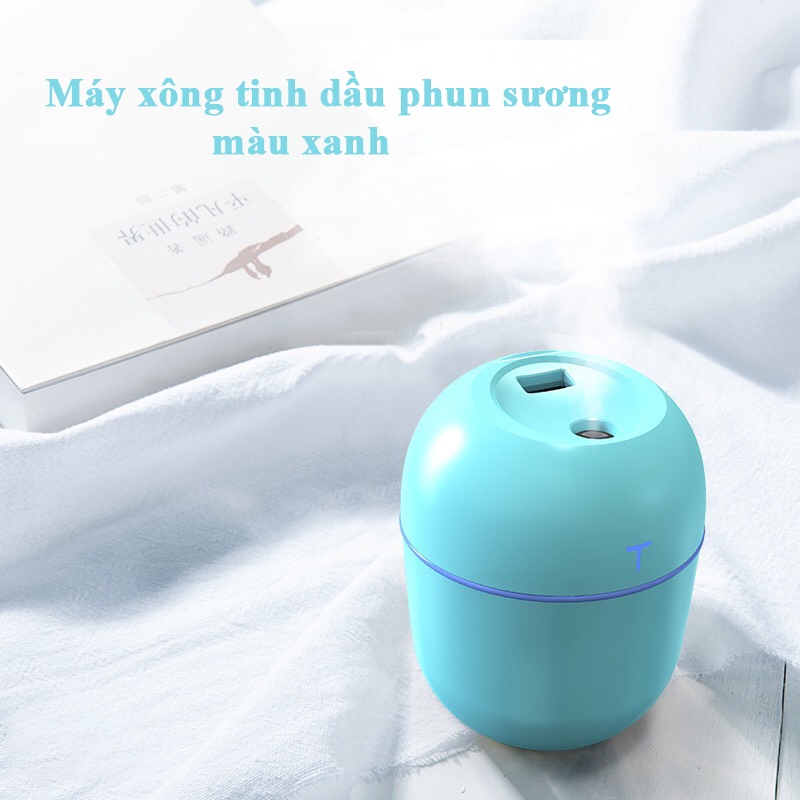 Máy phun sương xông tinh dầu phòng ngủ mini tạo ẩm đuổi muỗi có đèn led ECOTITT MXTD02