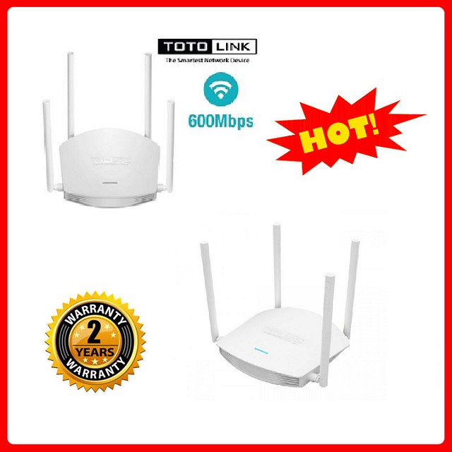 Bộ phát Wifi TOTOLINK N600R 600MB - 4 Ăngten - BH24 tháng