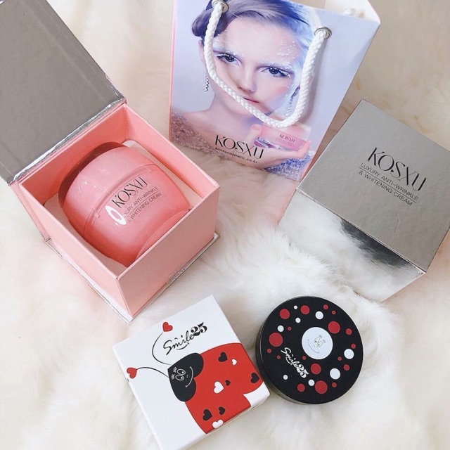 LUXURY ANTI-WRINKLE& WHITENING CREAM (Kem Phủ tuyết Kosxu) Tặng Phấn cushion | BigBuy360 - bigbuy360.vn