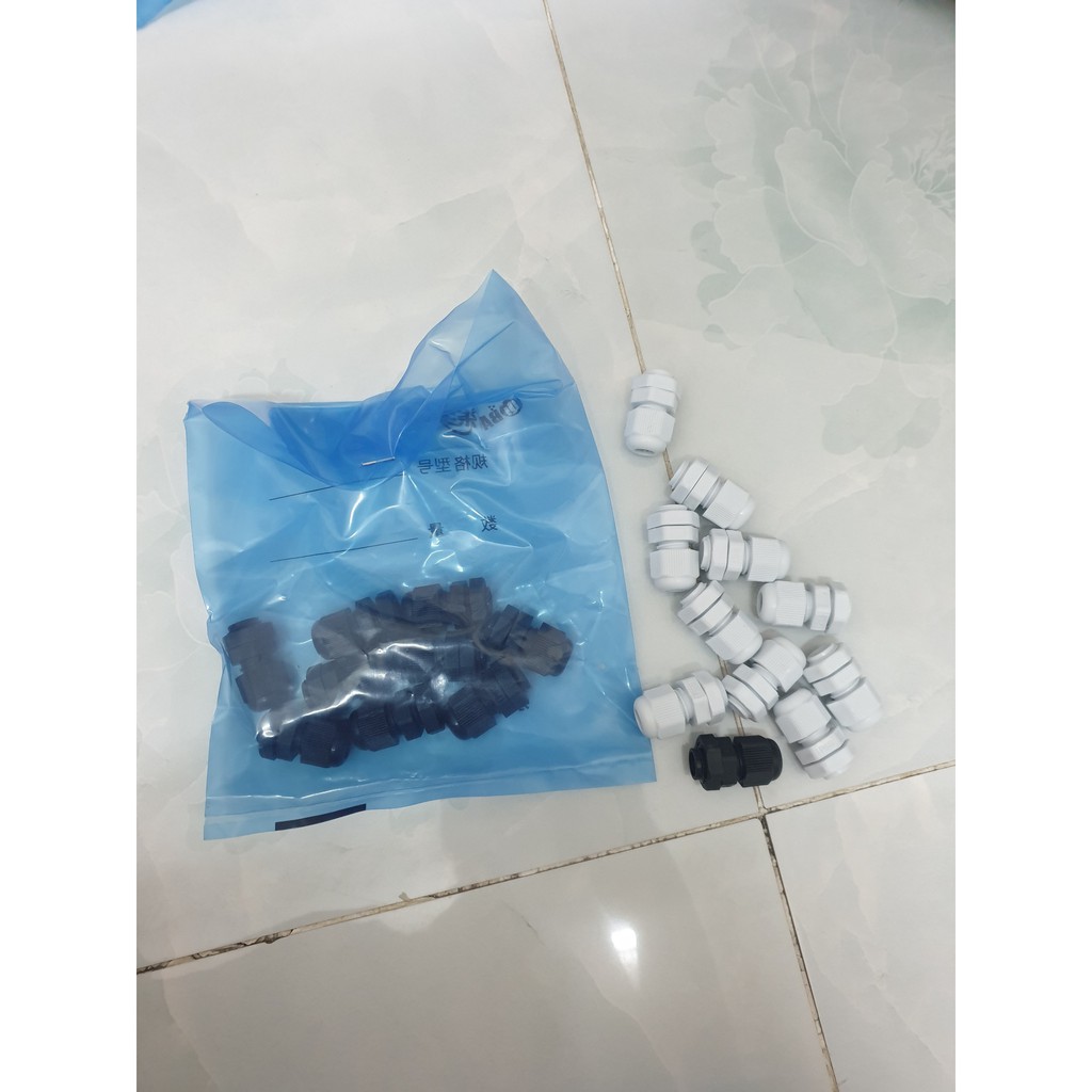 Ốc siết cáp PG7/PG9/PG11/PG13.5/PG16/PG21/PG25 - Bịch 10 cái