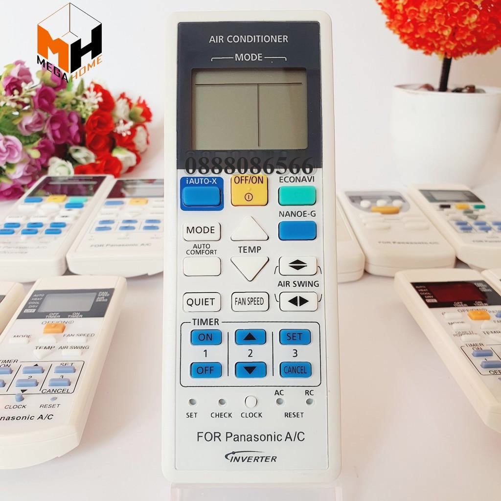 Remote máy lạnh panasonic - Điều khiển điều hòa Panasonic hàng loại 1, bảo hành 1 đổi 1 30 ngày