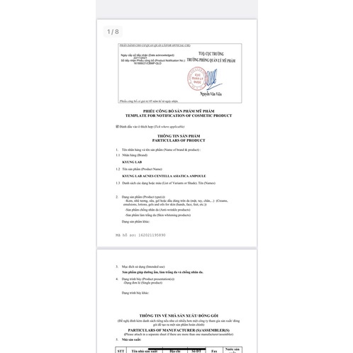 Serum TRX giảm nám, tàn nhang Kyung Lab Pure Trx Pigment Control 30ml - Út store