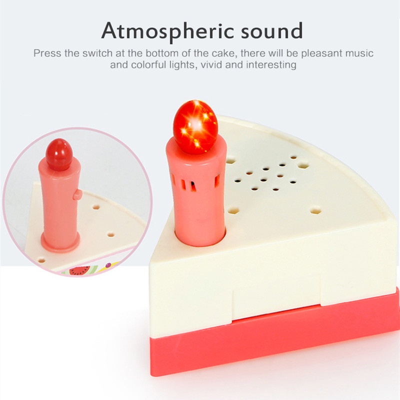 Đồ chơi trẻ em Mô Phỏng Bánh Kem Sinh Nhật Dễ Thương Dành Cho Bé