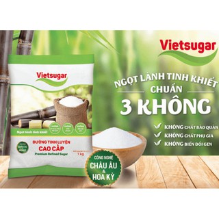 ĐƯỜNG TINH LUYỆN CAO CẤP VIETSUGAR - BỊCH 1KG