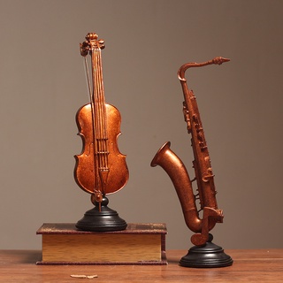 Tượng Đàn Violin & Kèn Saxaphone