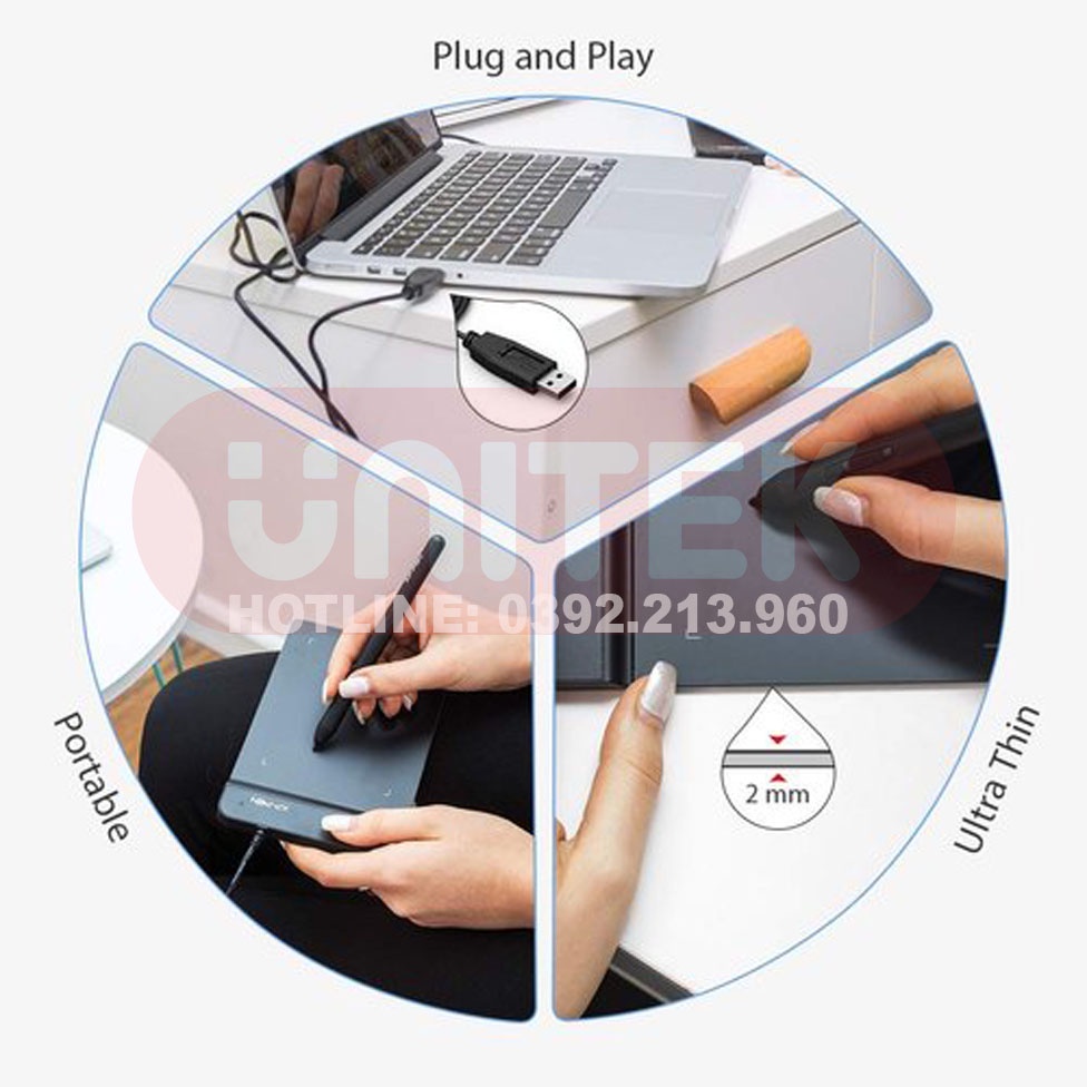 Bảng Vẽ Điện Tử XP-Pen Star G430S Siêu Mỏng Lực Nhấn 8192 Chơi OSU