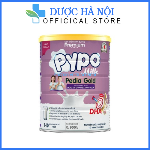 Sữa bột Pypo Pedia Gold tốt cho tiêu hóa, ăn ngon, ngủ ngon - Hũ 900g