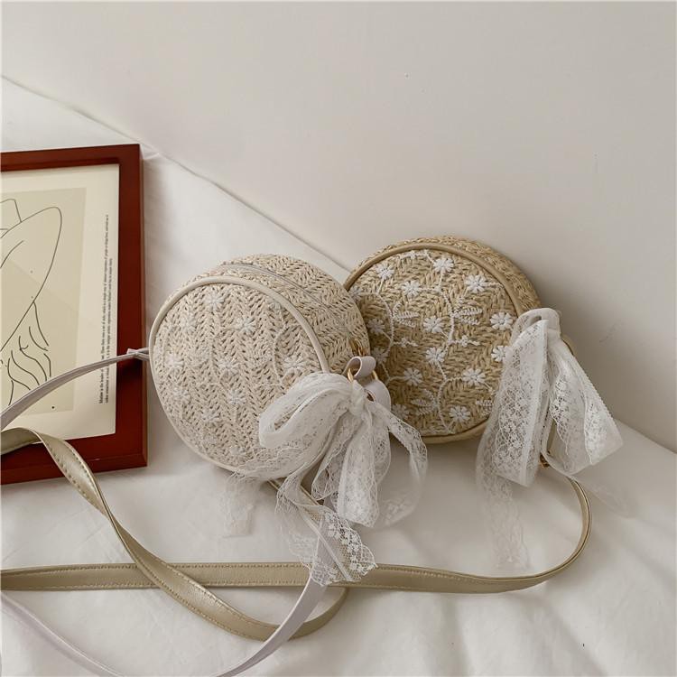 [ HÀNG SẴN ] TÚI CÓI TRÒN ĐEO CHÉO PHỐI REN TRẮNG CỰC KÌ XINH XẮN | BigBuy360 - bigbuy360.vn