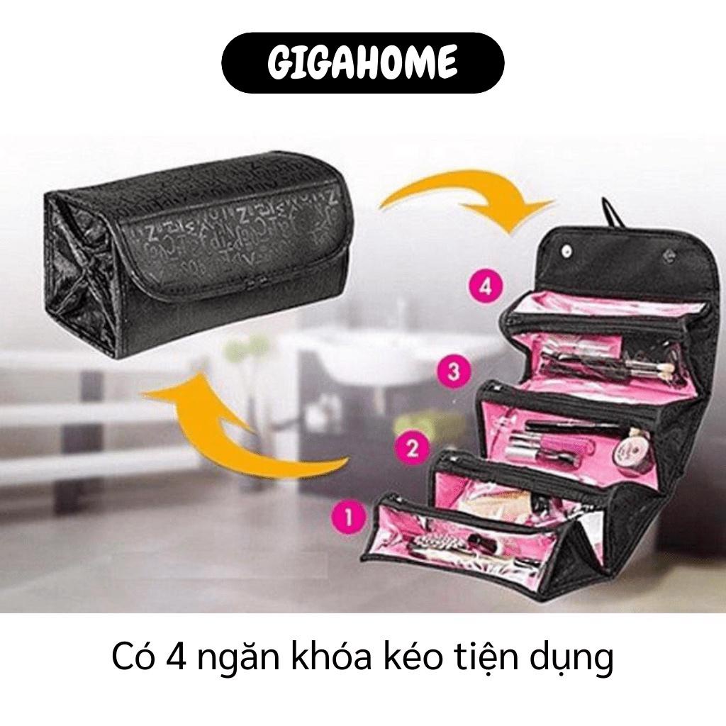 Túi đựng mỹ phẩm GIGAHOME Giỏ Đựng Mỹ Phẩm Thu Gọn Roll N Go, thiết kế thông minh 4 ngăn 2685