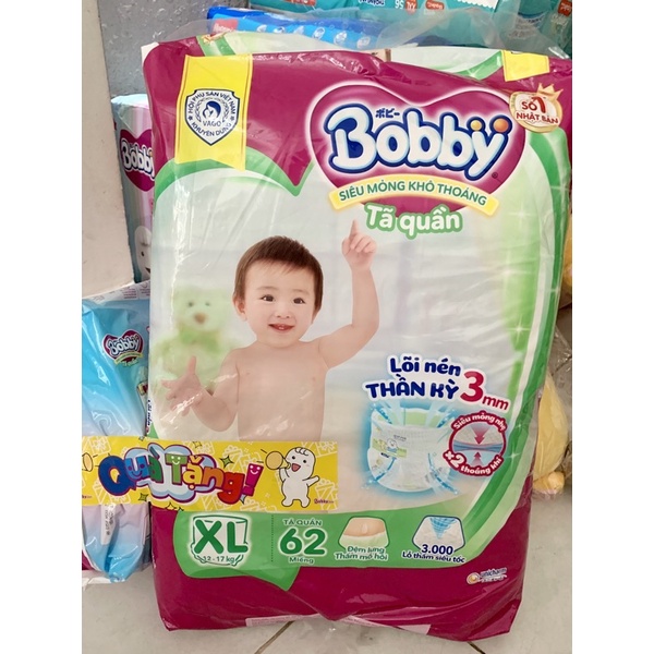 Tã quần bobby M74/L68/XL62/XXL56