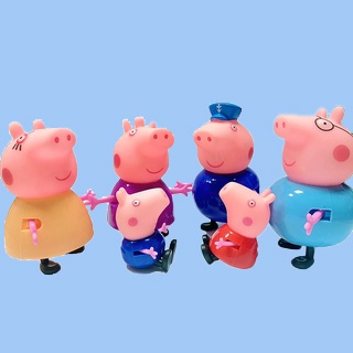 Bộ 6 Mô Hình Gia Đình Heo Peppa Dễ Thương