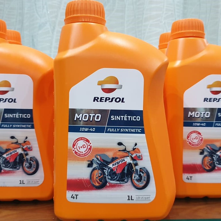 Nhớt Repsol Sintetico 10W40 Fully Synthetic - Xe số và Côn Tay