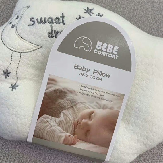 [Freeship đơn 50k] Gối lõm bông cao cấp cho bé sơ sinh Bebe Comfort (35x20cm)