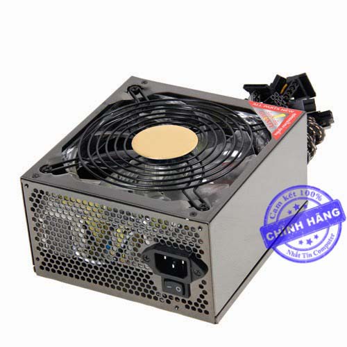 Nguồn dành cho máy tính bàn DTech 650W Fan 12cm-công suất thực 350W + tặng kèm dây nguồn