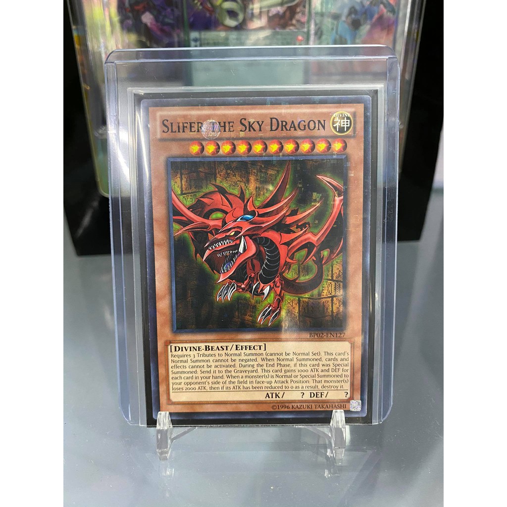 [ Dưa Hấu Yugioh ] Lá bài thẻ bài Yugioh Thần Osiris Slifer the Sky Dragon - Mosaic Rare - Tặng bọc bài nhựa bảo quản
