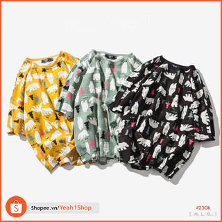 [Yeah1Shop]- Áo thun gấu trắng (M,L,XL)