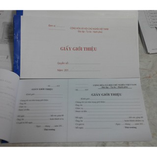 Giấy giới thiệu đẹp