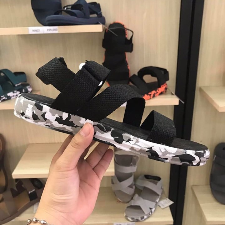 [CHÍNH HÃNG] SANDAL SAADO | CL01 – Màu Đen Trắng Camo Rằn Ri | Giày Sandal Nam Nữ Thương Hiệu Mỹ