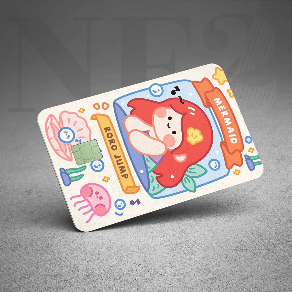 CORO JUMP DỄ THƯƠNG - Decal Sticker Thẻ ATM  Miếng Dán Trang Trí NF2 Card