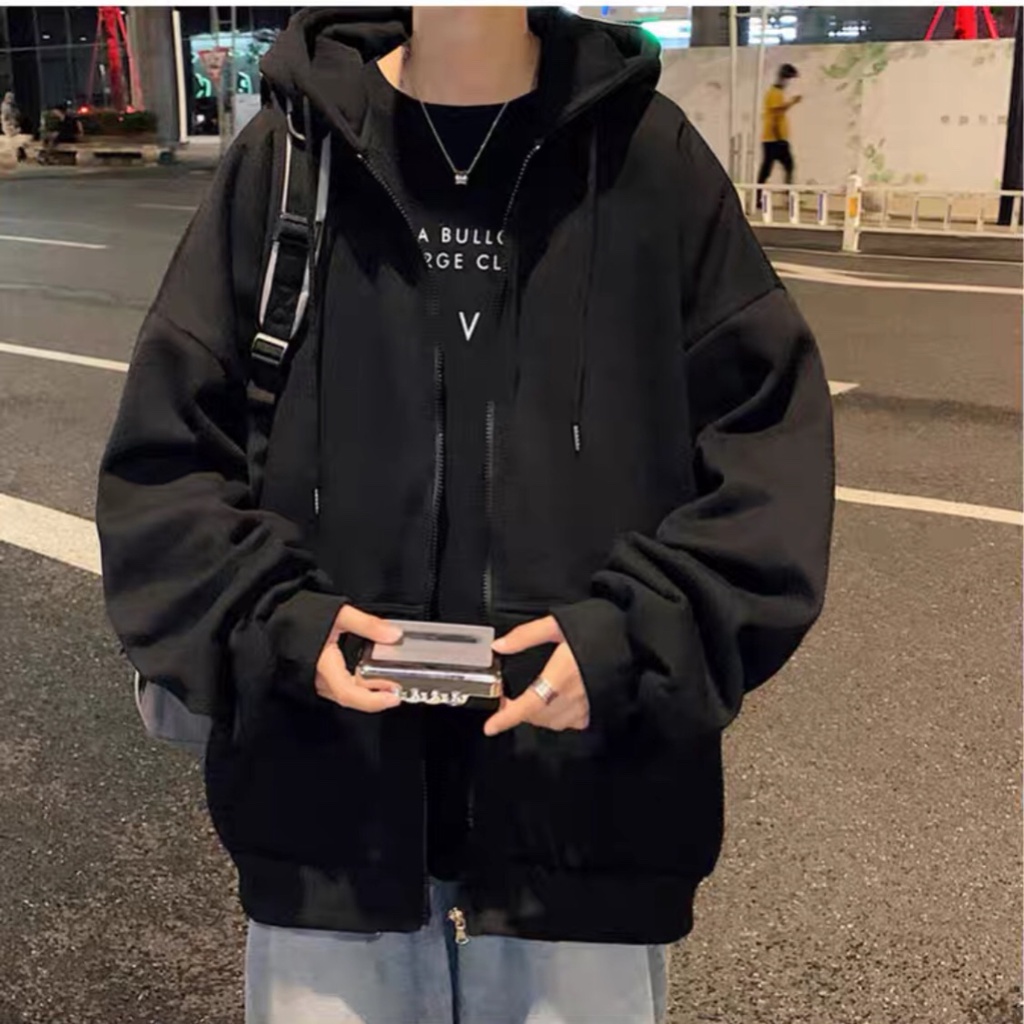 Áo khoác hoodie nỉ ngoại siêu hot 2023 AK NỈ KHÓA KÉO BỎ SỈ