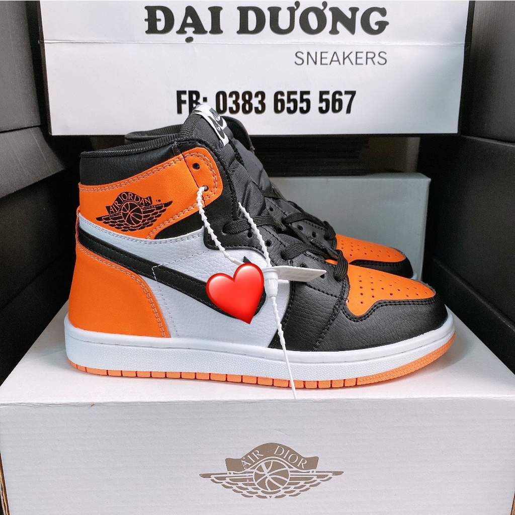Giày thể Thao JorDan1 cao cổ đen trắng 🎁kèm hộp+billke 🎁 giày jodan  cổ cao nhiều màu Nam nữ hàng cao cấp | BigBuy360 - bigbuy360.vn